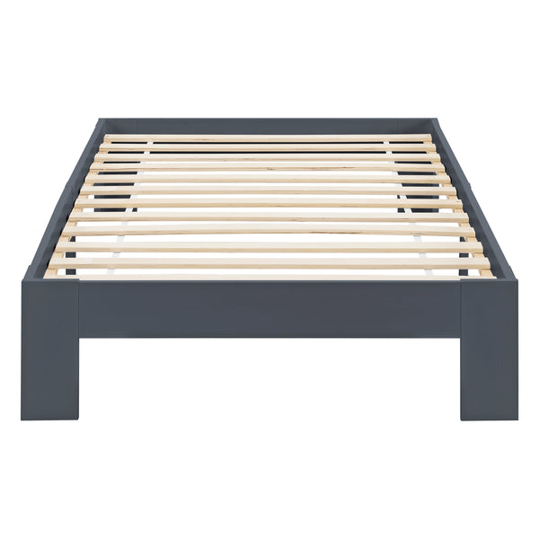 Struttura Letto in Legno di Pino 90/100/120/140/160/180 x 200 cm con Rete a Doghe Letto Singolo / Francese / Matrimoniale in Design Minimal - Vari Colori