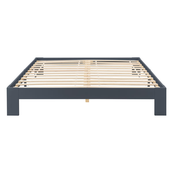 Struttura Letto in Legno di Pino 90/100/120/140/160/180 x 200 cm con Rete a Doghe Letto Singolo / Francese / Matrimoniale in Design Minimal - Vari Colori