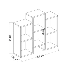 Libreria 'Aabybro' Scaffale a 6 Scomparti Aperti - Vari Colori [en.casa]