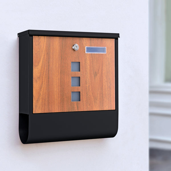 Cassetta postale Sanitz 34x31x10cm acciaio in vari colori [en.casa]