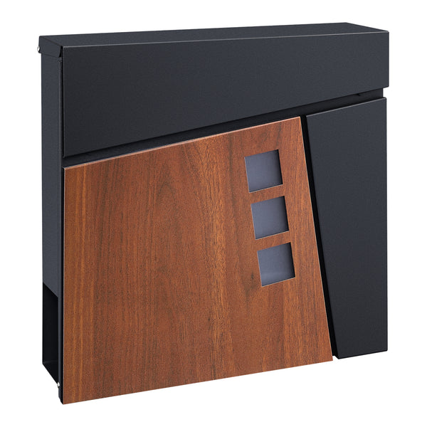 Cassetta postale Alfstedt 37x37x10,5 cm acciaio in vari colori [en.casa]