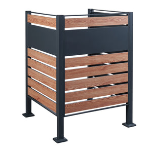 Recinzione per bidoni della spazzatura Uusikaupunki [en.casa]