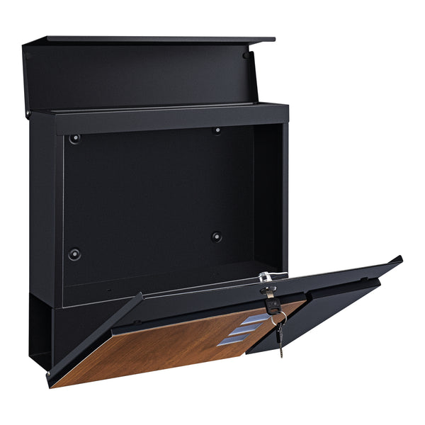 Cassetta postale Alfstedt 37x37x10,5 cm acciaio in vari colori [en.casa]