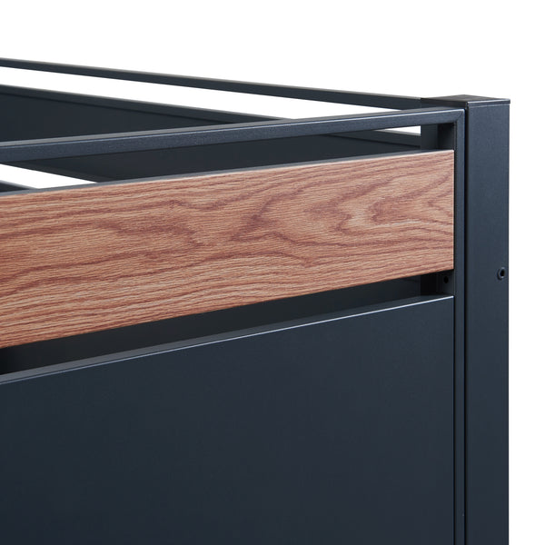 Recinzione per bidoni della spazzatura Uusikaupunki [en.casa]