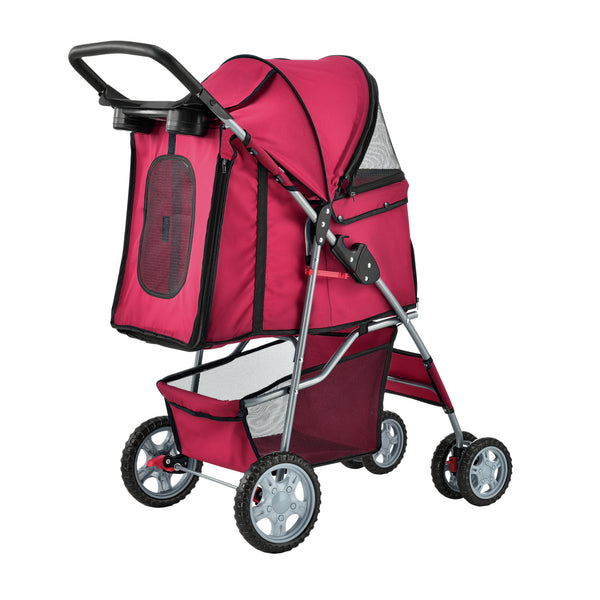 Passeggino Niceville per Cani e Gatti Fino a 15 kg Carrello Pieghevole pro.tec