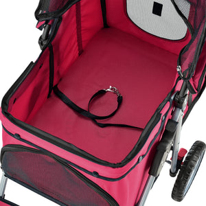 Passeggino Niceville per Cani e Gatti Fino a 15 kg Carrello Pieghevole pro.tec