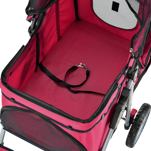 Passeggino Niceville per Cani e Gatti Fino a 15 kg Carrello Pieghevole pro.tec