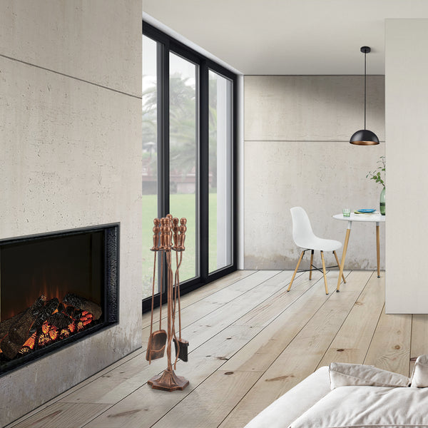 Set per camino Dovre 5 pezzi set per camino vari colori [en.casa]