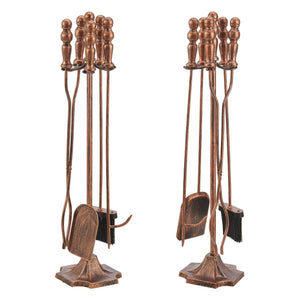 Set per camino Dovre 5 pezzi set per camino vari colori [en.casa]