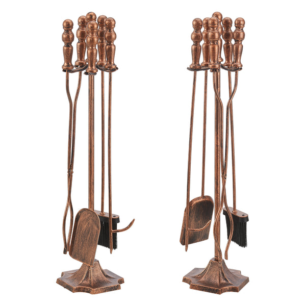 Set per camino Dovre 5 pezzi set per camino vari colori [en.casa]