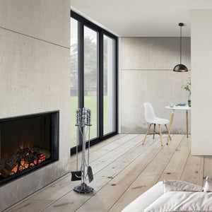 Set di Attrezzi da Caminetto 'Dovre' Kit in Metallo per Camino - Vari Colori [en.casa] 