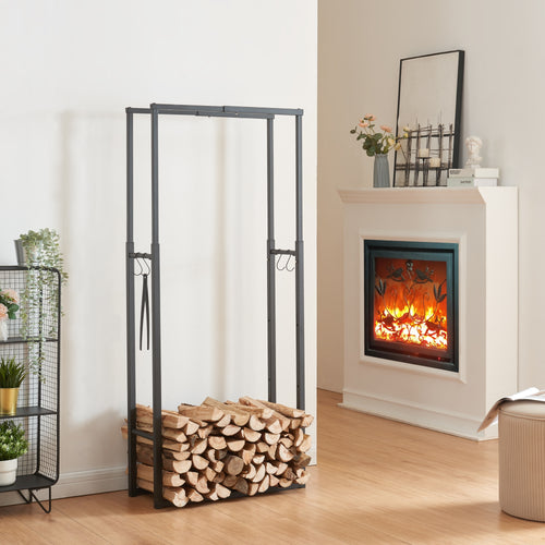 Portalegna Kasan con dimensioni regolabili [en.casa] - premiumXL