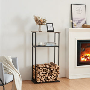 Portalegna Turku con ripiani 60x30x112cm [en.casa] - premiumXL