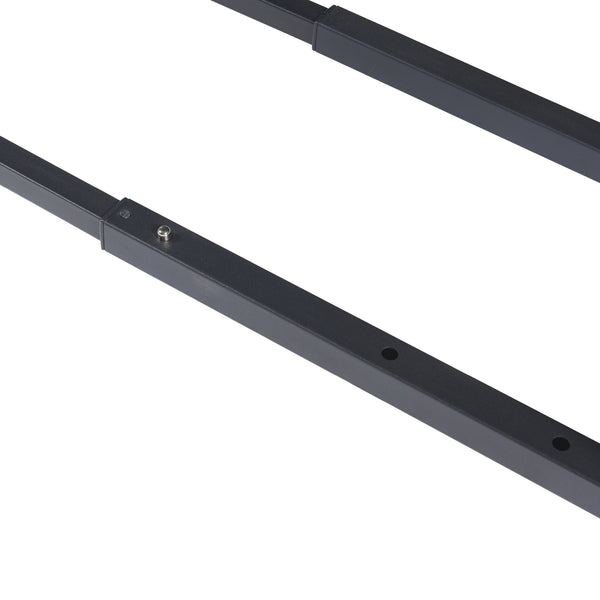 Portalegna Kasan Struttura Regolabile in Acciaio Nero [en.casa] 