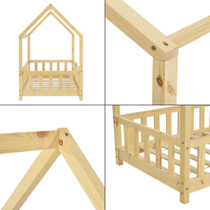 Letto per Cameretta Sisimiut a Forma di Casetta [en.casa]