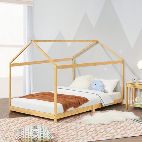 Letto per bambini Vindafjord in bambù in varie misure [en.casa] - premiumXL