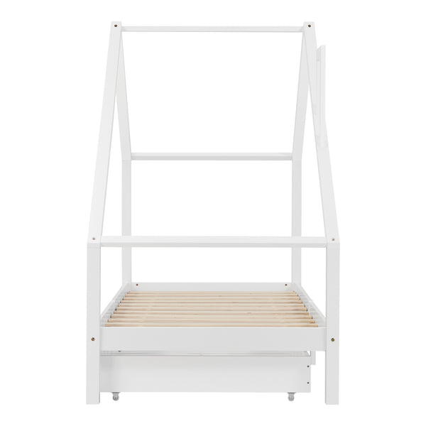 Lettino per bambini Assling con 2 cassetti 90x200cm in vari colori [en.casa]