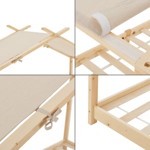 Letto Singolo Brome per Cameretta a Forma di Casetta Zona di Riposo 90x200 cm Legno [en.casa]