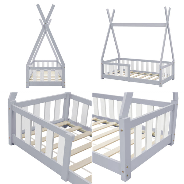 Lettino per bambini Helsingborg 70x140 cm [en.casa]