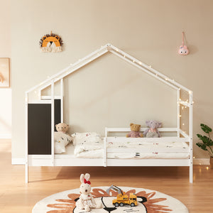Lettino per bambini Lorenskog con materasso 90x200 cm in vari colori [en.casa]