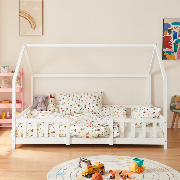 Letto per Cameretta Sisimiut a Forma di Casetta [en.casa]
