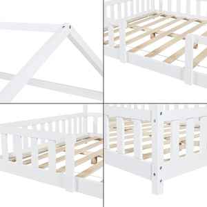 Letto per Cameretta Sisimiut a Forma di Casetta [en.casa]