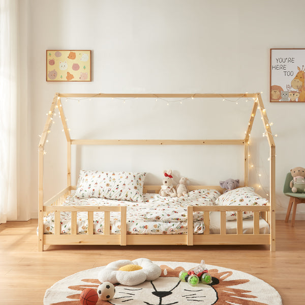 Letto per Cameretta Sisimiut a Forma di Casetta [en.casa]
