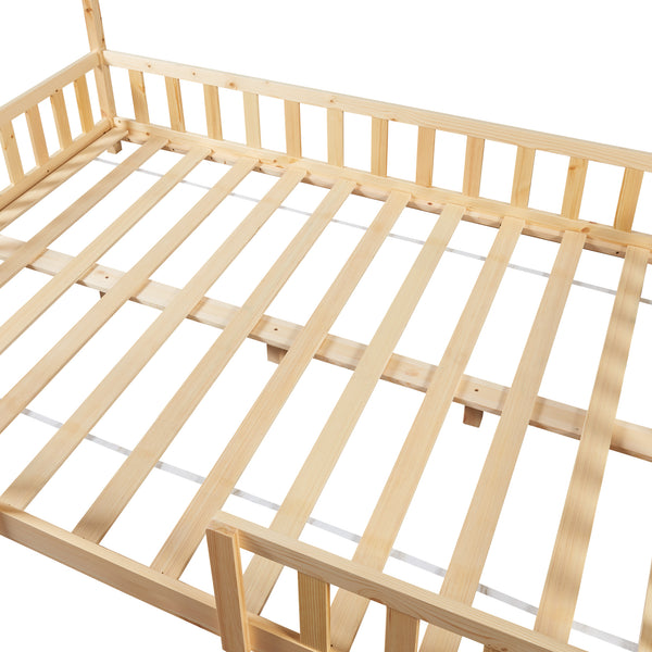 Letto per Cameretta Sisimiut a Forma di Casetta [en.casa]