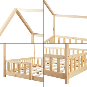 Letto per Cameretta Sisimiut a Forma di Casetta [en.casa]