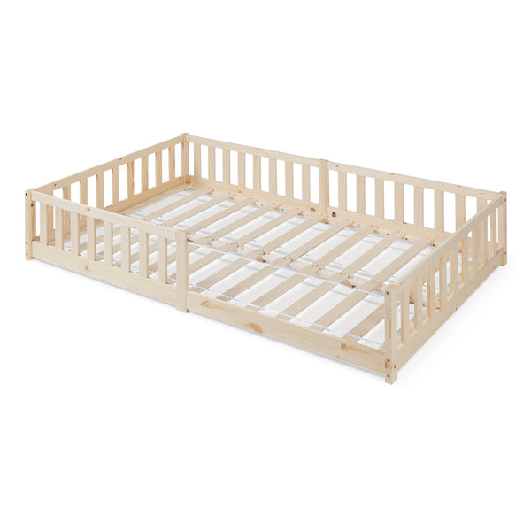 Letto Montessori per Cameretta Tanna in Legno di Pino - Vari Colori e Misure [en.casa]