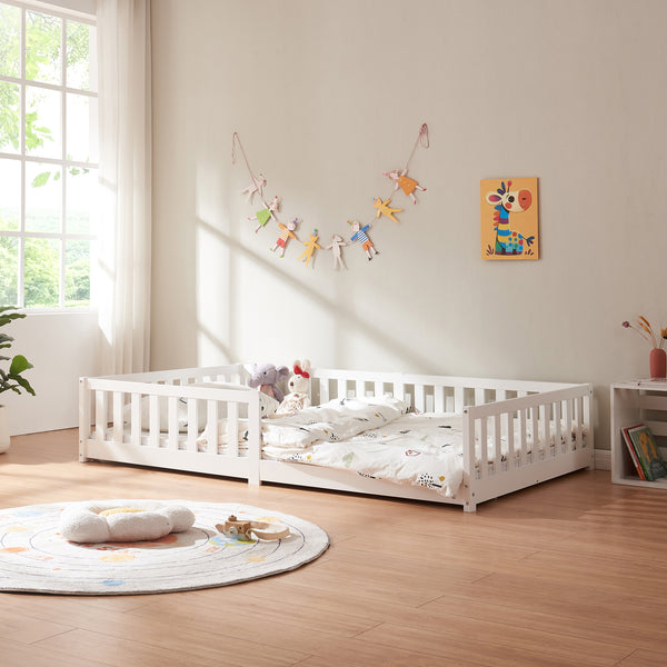 Letto Montessori per Cameretta Tanna in Legno di Pino - Vari Colori e Misure [en.casa]