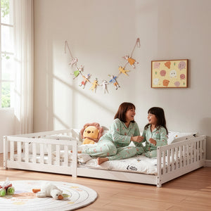 Letto Montessori per Cameretta Tanna in Legno di Pino - Vari Colori e Misure [en.casa]