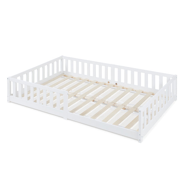 Letto Montessori per Cameretta Tanna in Legno di Pino - Vari Colori e Misure [en.casa]