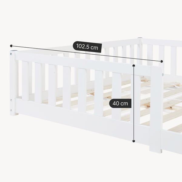 Letto Montessori per Cameretta Tanna in Legno di Pino - Vari Colori e Misure [en.casa]