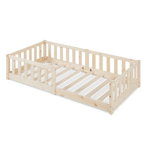 Letto Montessori per Cameretta Tanna in Legno di Pino - Vari Colori e Misure [en.casa]