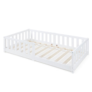 Letto Montessori per Cameretta Tanna in Legno di Pino - Vari Colori e Misure [en.casa]