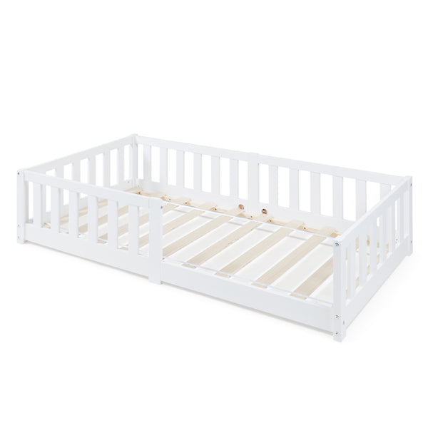 Letto Montessori per Cameretta Tanna in Legno di Pino - Vari Colori e Misure [en.casa]