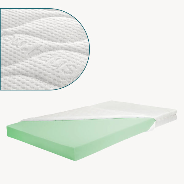 Letto Montessori per Cameretta Tanna in Legno di Pino con Materasso a Schiuma Fredda - Vari Colori e Misure [en.casa]