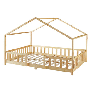 Letto per Cameretta Treviolo a Forma di Casetta in Stile Montessori [en.casa]