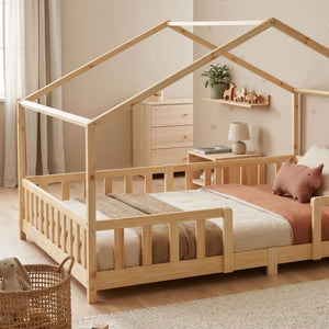 Letto per Cameretta Treviolo a Forma di Casetta in Stile Montessori [en.casa]