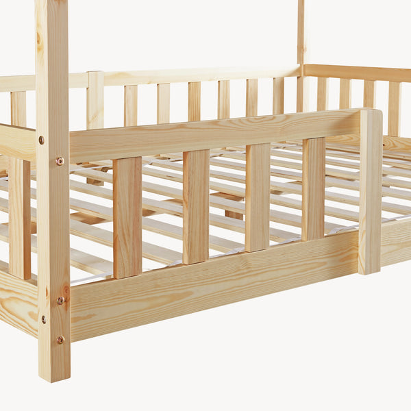 Letto per Cameretta Treviolo a Forma di Casetta in Stile Montessori [en.casa]