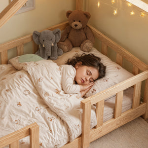 Letto per Cameretta Treviolo a Forma di Casetta in Stile Montessori [en.casa]