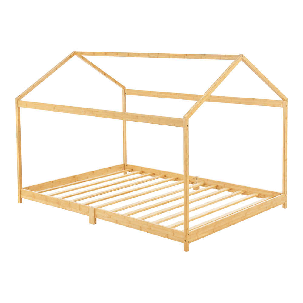 Letto per bambini Vindafjord in bambù in varie misure [en.casa] - premiumXL