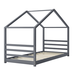 Letto a Casetta per Cameretta Vardø 90x200 cm [en.casa]