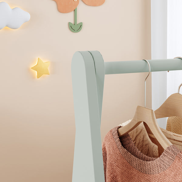 Stand Appendiabiti Vestnes a Forma di Capanna per Cameretta 99 x 66 x 38 cm [en.casa]