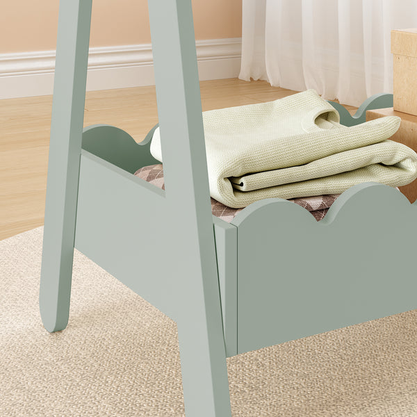 Stand Appendiabiti Vestnes a Forma di Capanna per Cameretta 99 x 66 x 38 cm [en.casa]