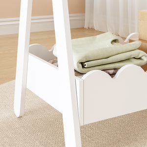 Stand Appendiabiti Vestnes a Forma di Capanna per Cameretta 99 x 66 x 38 cm [en.casa]