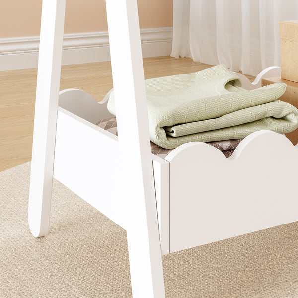 Stand Appendiabiti Vestnes a Forma di Capanna per Cameretta 99 x 66 x 38 cm [en.casa]
