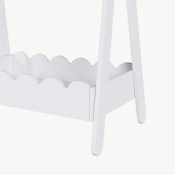Stand Appendiabiti Vestnes a Forma di Capanna per Cameretta 99 x 66 x 38 cm [en.casa]