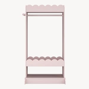 Guardaroba Vestnes per Cameretta con Specchio - Rosa [en.casa]